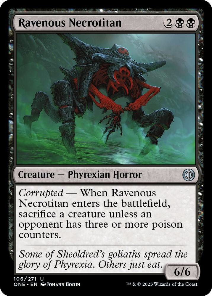 Ravenous Necrotitan (106) [Phyrexia: All Will Be One]