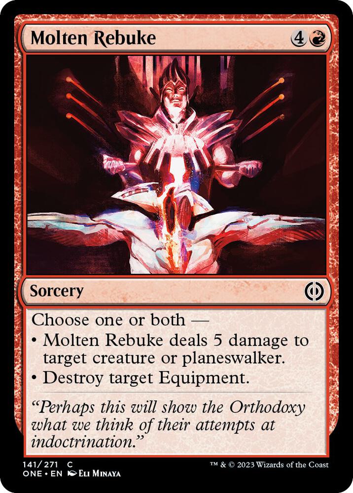 Molten Rebuke (141) [Phyrexia: All Will Be One]