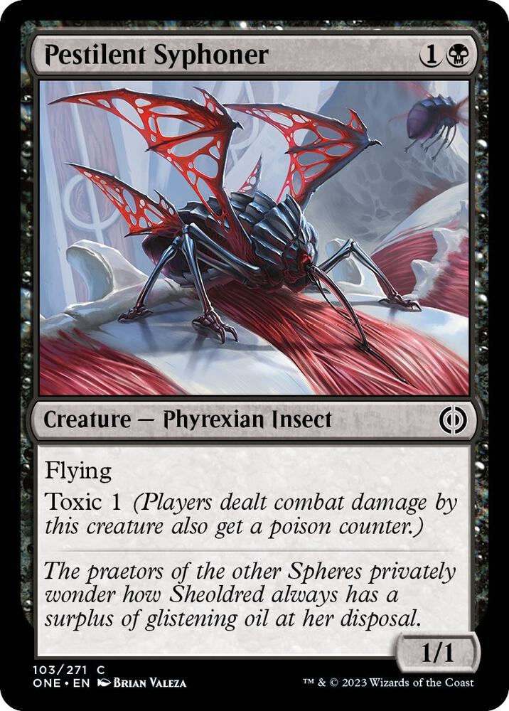 Pestilent Syphoner (103) [Phyrexia: All Will Be One]