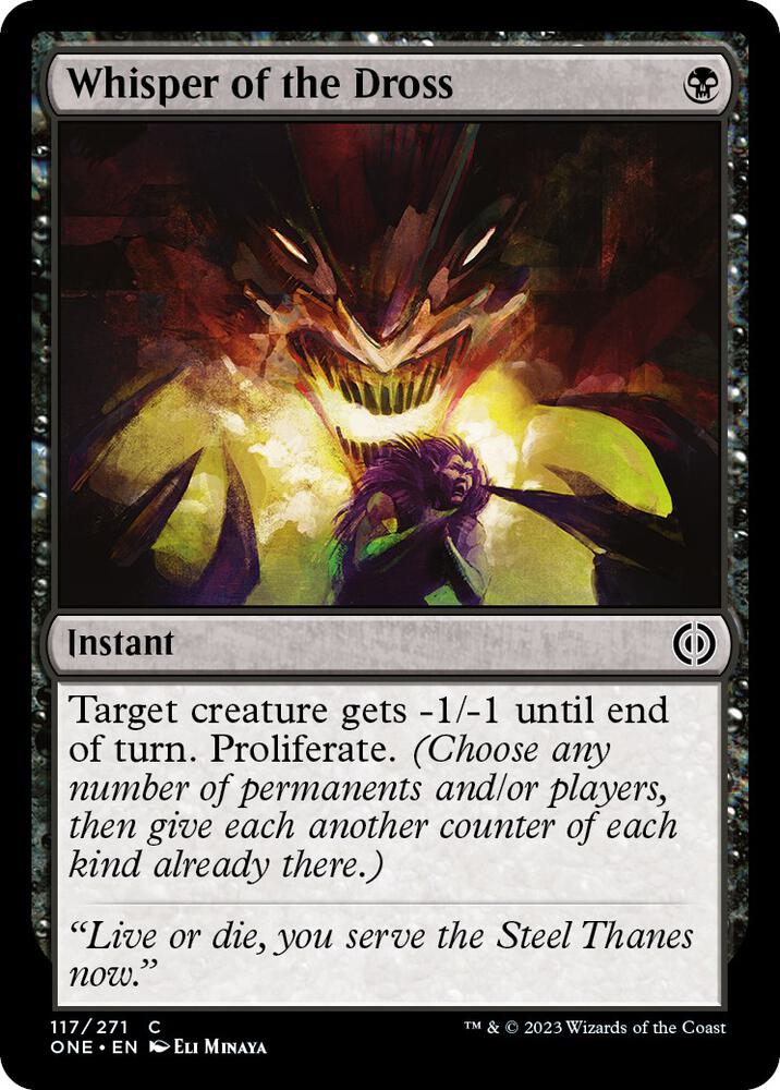 Whisper of the Dross (117) [Phyrexia: All Will Be One]