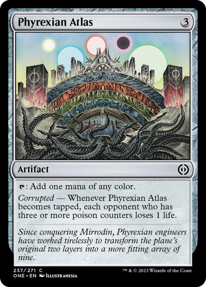 Phyrexian Atlas (237) [Phyrexia: All Will Be One]