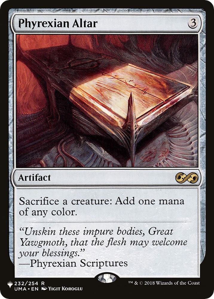 Phyrexian Altar (232/254) [The List]