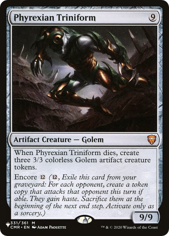 Phyrexian Triniform (331/361) [The List]