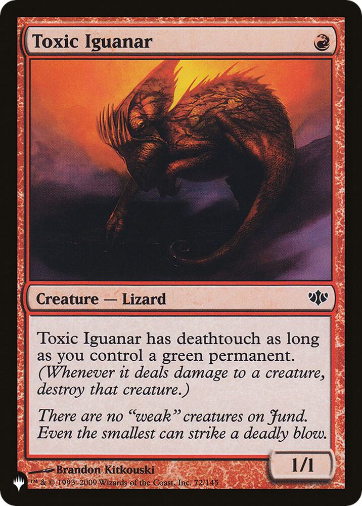 Toxic Iguanar (72/145) [The List]