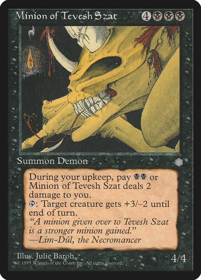Minion of Tevesh Szat (151) [Ice Age]