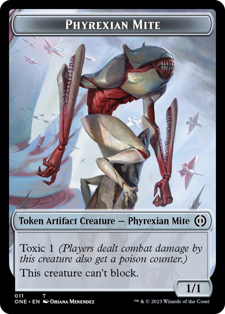 Phyrexian Mite Token (011) [Phyrexia: All Will Be One]