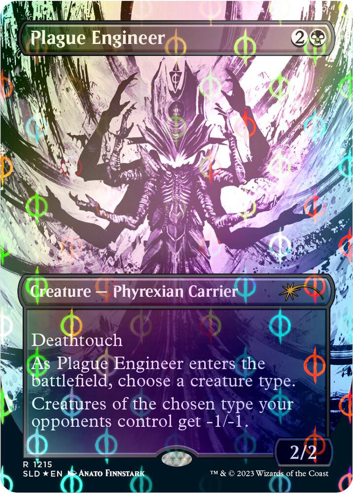 Plague Engineer (Step-and-Compleat Foil) (1215) [Secret Lair Drop] [Borderless]