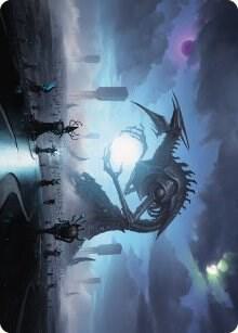 Blue Sun's Twilight Art Card (13) [Phyrexia: All Will Be One Art Series]