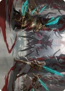Goldwardens' Gambit Art Card (29) [Phyrexia: All Will Be One Art Series]