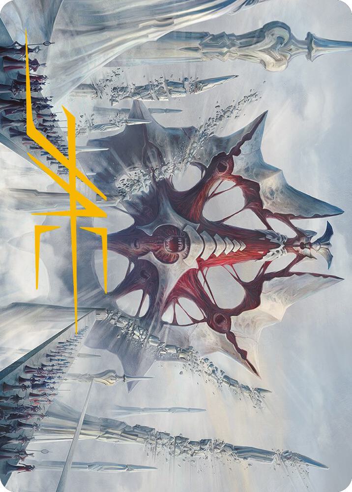 Mondrak, Glory Dominus Art Card (Gold-Stamped Signature) (5) [Phyrexia: All Will Be One Art Series]