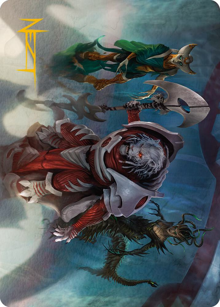 Norn's Decree Art Card (Gold-Stamped Signature) (6) [Phyrexia: All Will Be One Art Series]