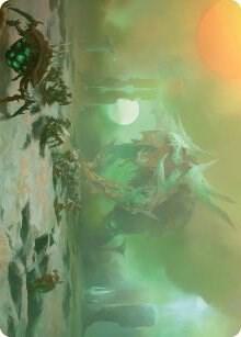 Green Sun's Twilight Art Card (39) [Phyrexia: All Will Be One Art Series]