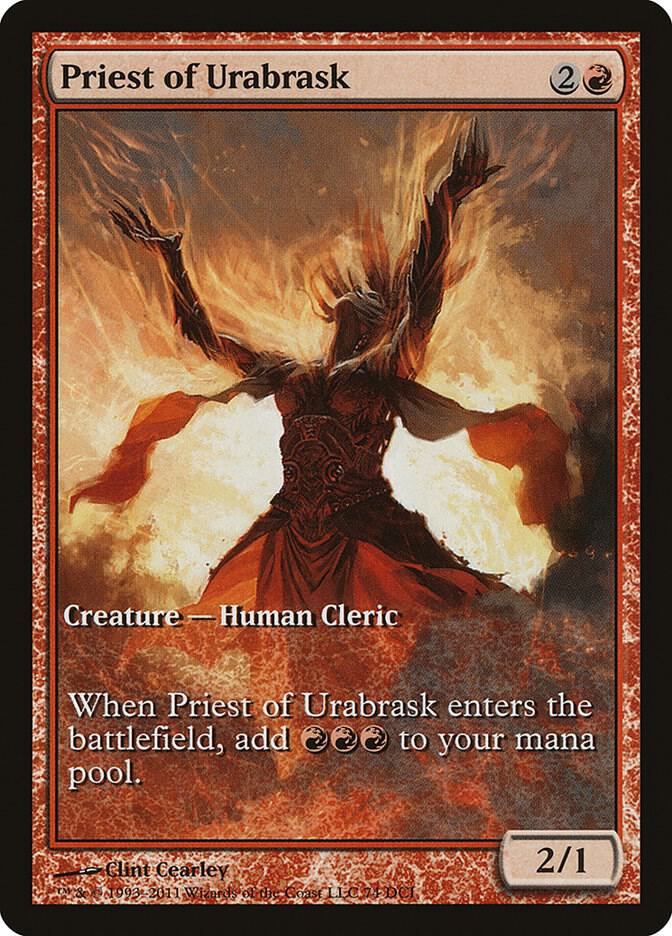 Priest of Urabrask (74) [Game Day Promos]