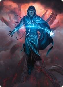 Jace, the Perfected Mind Art Card (15/81) [Phyrexia: All Will Be One Art Series]