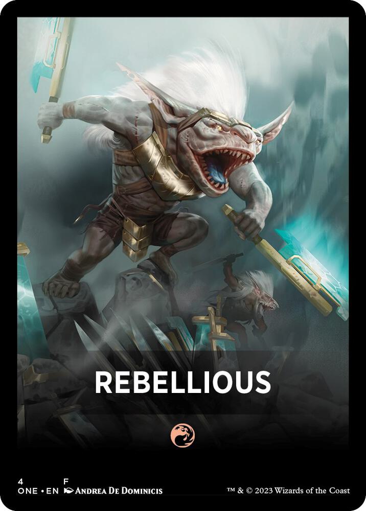 Rebellious Theme Card (4) [Phyrexia: All Will Be One]