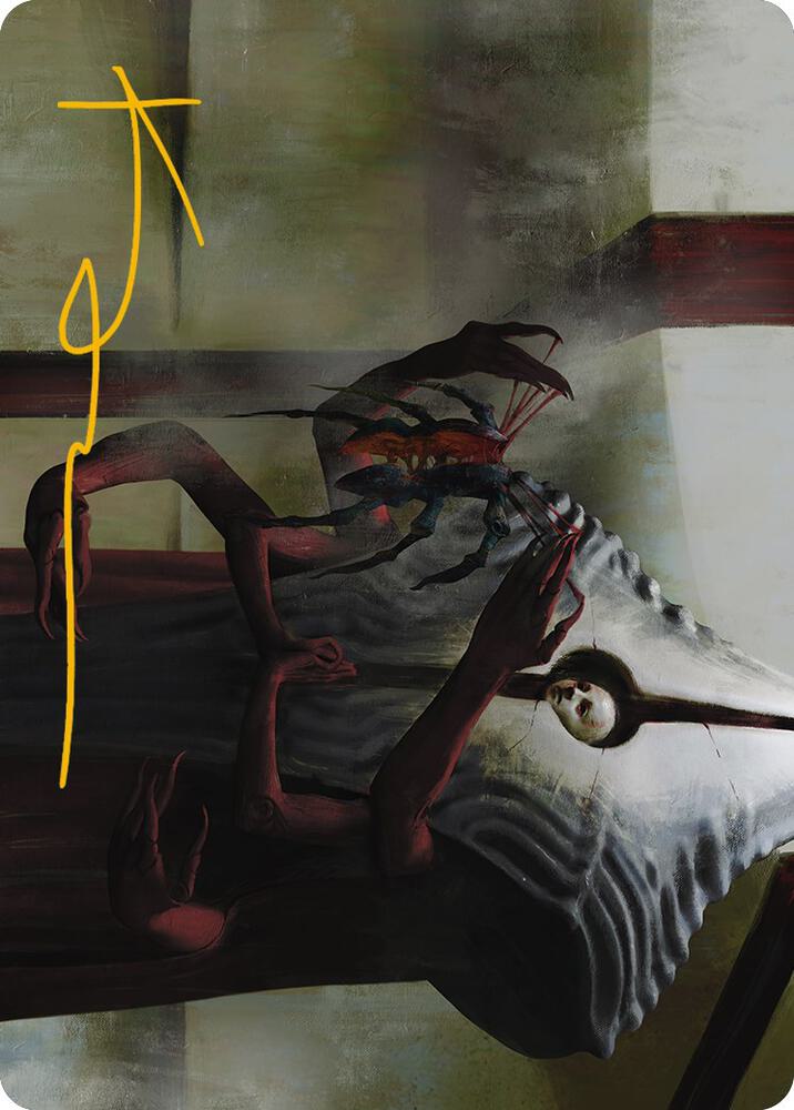 Vivisection Evangelist Art Card (Gold-Stamped Signature) (54) [Phyrexia: All Will Be One Art Series]