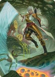 The Eternal Wanderer Art Card (3) [Phyrexia: All Will Be One Art Series]