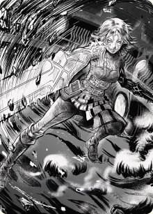 Nahiri, the Unforgiving Art Card (80/81) [Phyrexia: All Will Be One Art Series]