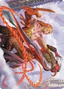 Tyvar's Stand Art Card (43) [Phyrexia: All Will Be One Art Series]