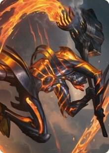 Forgehammer Centurion Art Card (26) [Phyrexia: All Will Be One Art Series]