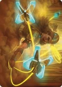 Bladehold War-Whip Art Card (46) [Phyrexia: All Will Be One Art Series]