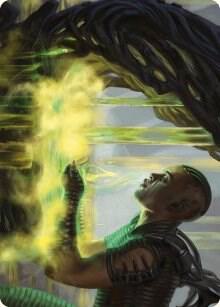 Necrogen Communion Art Card (21) [Phyrexia: All Will Be One Art Series]