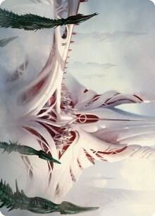 The Fair Basilica Art Card (59) [Phyrexia: All Will Be One Art Series]