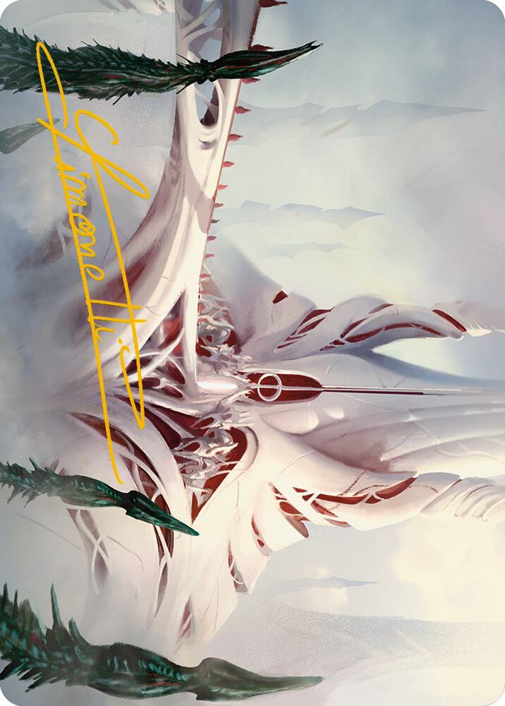 The Fair Basilica Art Card (Gold-Stamped Signature) (59) [Phyrexia: All Will Be One Art Series]