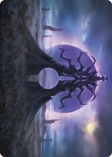 Black Sun's Twilight Art Card (19) [Phyrexia: All Will Be One Art Series]