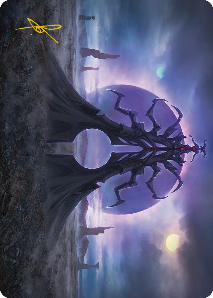 Black Sun's Twilight Art Card (Gold-Stamped Signature) (19) [Phyrexia: All Will Be One Art Series]