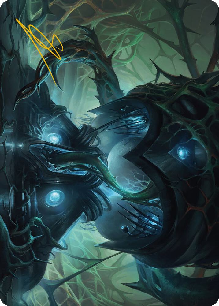 Expand the Sphere Art Card (Gold-Stamped Signature) (38) [Phyrexia: All Will Be One Art Series]