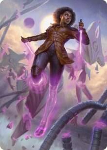 Kaya, Intangible Slayer Art Card (49) [Phyrexia: All Will Be One Art Series]