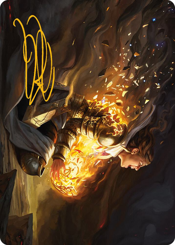 Vanish into Eternity Art Card (Gold-Stamped Signature) (10) [Phyrexia: All Will Be One Art Series]