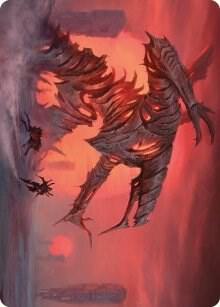 Red Sun's Twilight Art Card (33) [Phyrexia: All Will Be One Art Series]
