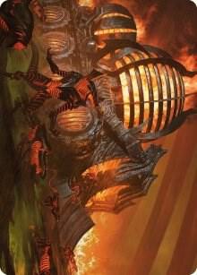 Urabrask's Forge Art Card (37) [Phyrexia: All Will Be One Art Series]