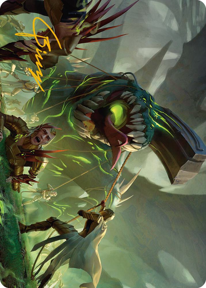 Noxious Assault Art Card (Gold-Stamped Signature) (41) [Phyrexia: All Will Be One Art Series]