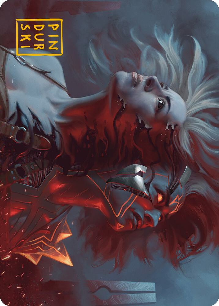 Thrill of Possibility Art Card (Gold-Stamped Signature) (36) [Phyrexia: All Will Be One Art Series]
