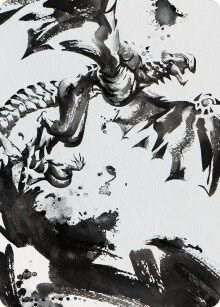 Quicksilver Fisher Art Card (68) [Phyrexia: All Will Be One Art Series]