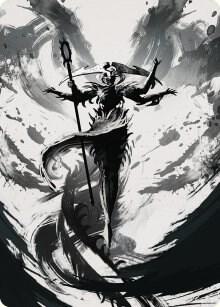 Atraxa, Grand Unifier Art Card (77/81) [Phyrexia: All Will Be One Art Series]