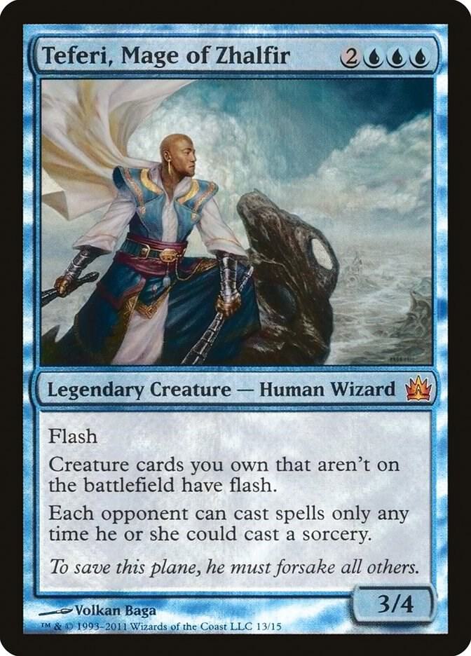 Teferi, Mage of Zhalfir (13) [From the Vault: Legends]