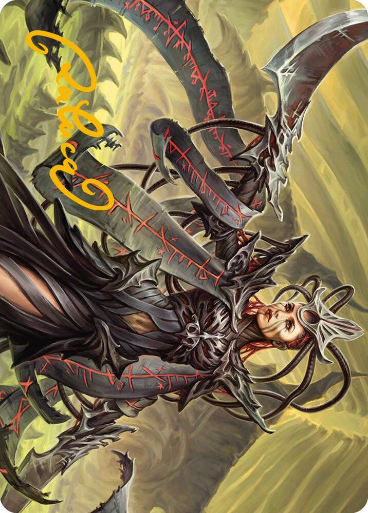 Testament Bearer Art Card (Gold-Stamped Signature) (23) [Phyrexia: All Will Be One Art Series]