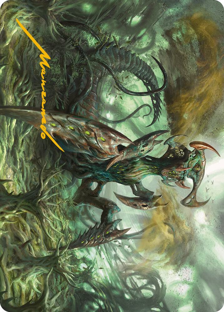 Zopandrel, Hunger Dominus Art Card (Gold-Stamped Signature) (44) [Phyrexia: All Will Be One Art Series]