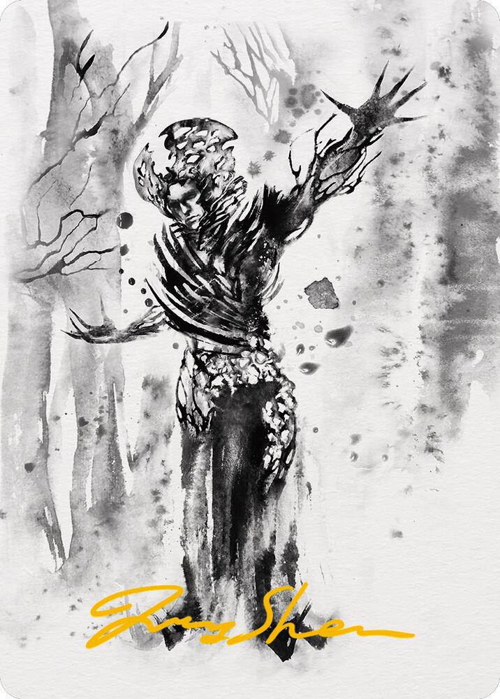 Rustvine Cultivator Art Card (Gold-Stamped Signature) (75) [Phyrexia: All Will Be One Art Series]