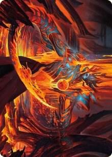 Free From Flesh Art Card (27) [Phyrexia: All Will Be One Art Series]
