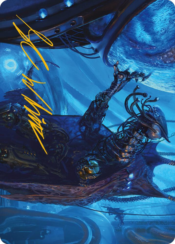 Atmosphere Surgeon Art Card (Gold-Stamped Signature) (12) [Phyrexia: All Will Be One Art Series]