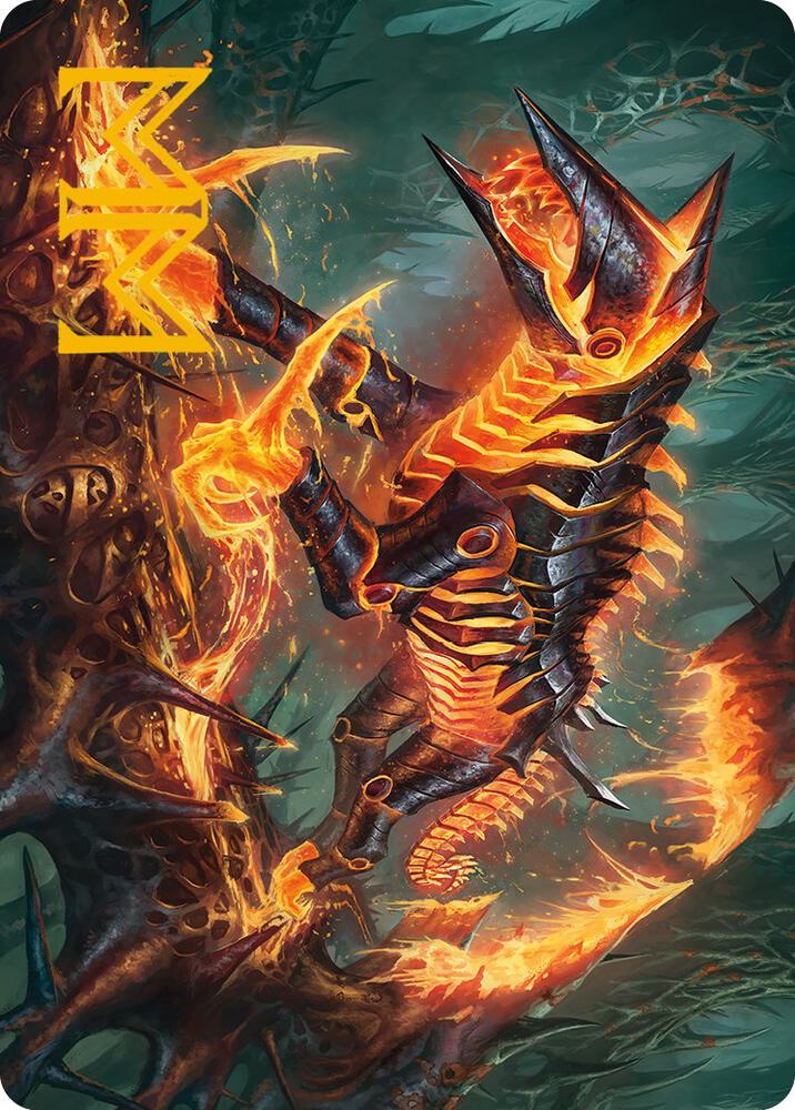 Kuldotha Cackler Art Card (Gold-Stamped Signature) (32) [Phyrexia: All Will Be One Art Series]