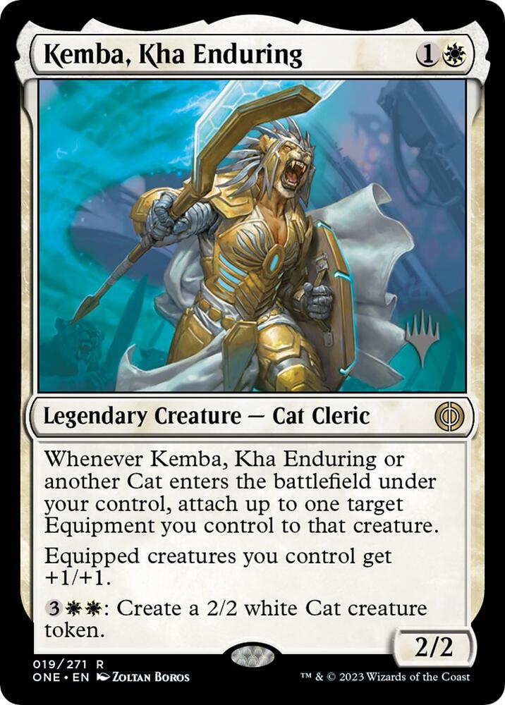 Kemba, Kha Enduring (19) [Phyrexia: All Will Be One Promos]