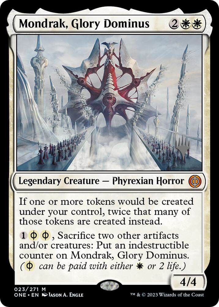 Mondrak, Glory Dominus (23) [Phyrexia: All Will Be One Promos]