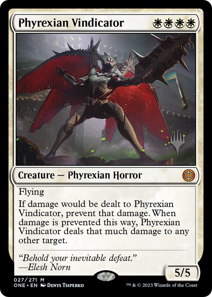 Phyrexian Vindicator (27) [Phyrexia: All Will Be One Promos]