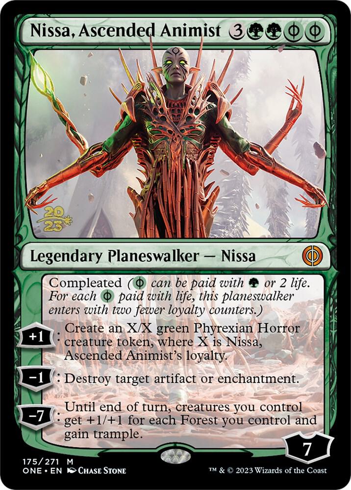 Nissa, Ascended Animist (175) [Prerelease Cards]